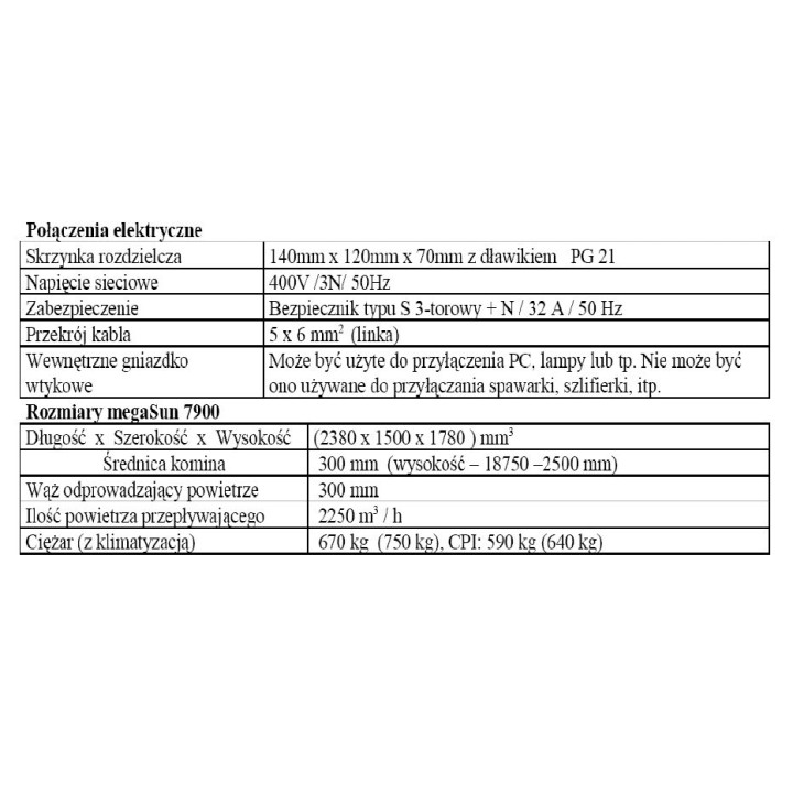 KBL megaSun 7900 UP CPI blue