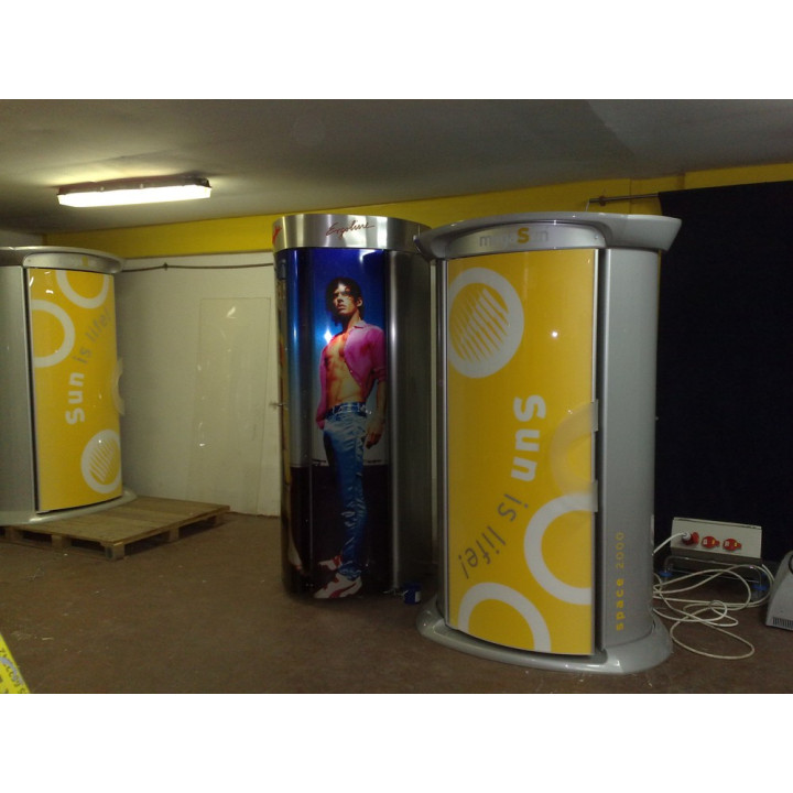 Solarium megaSun Space 2000 yellow