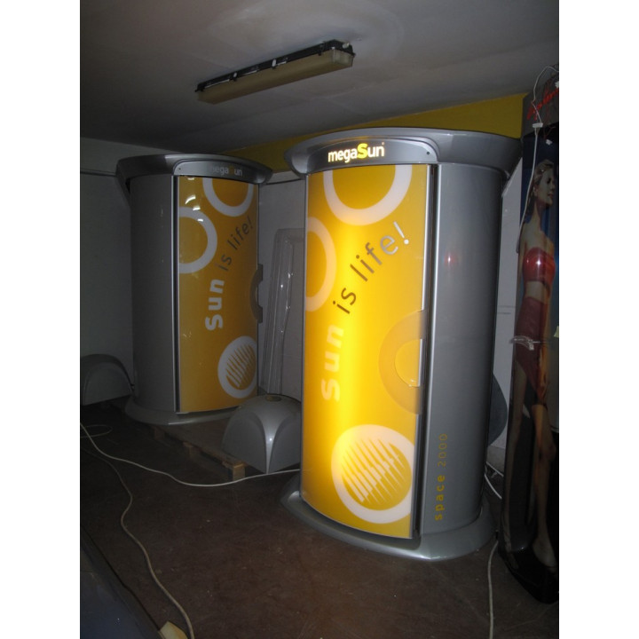 Solarium megaSun Space 2000 yellow