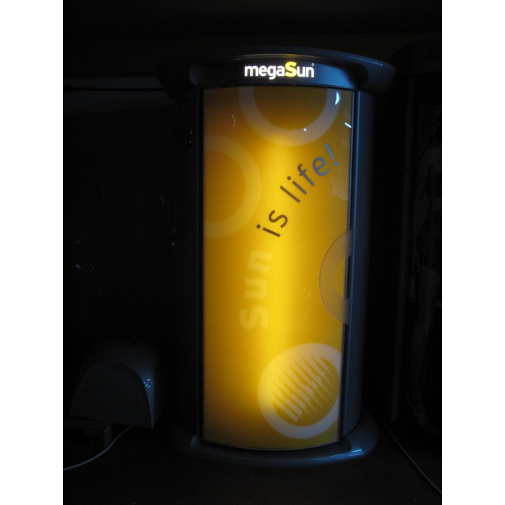 Solarium megaSun Space 2000 yellow