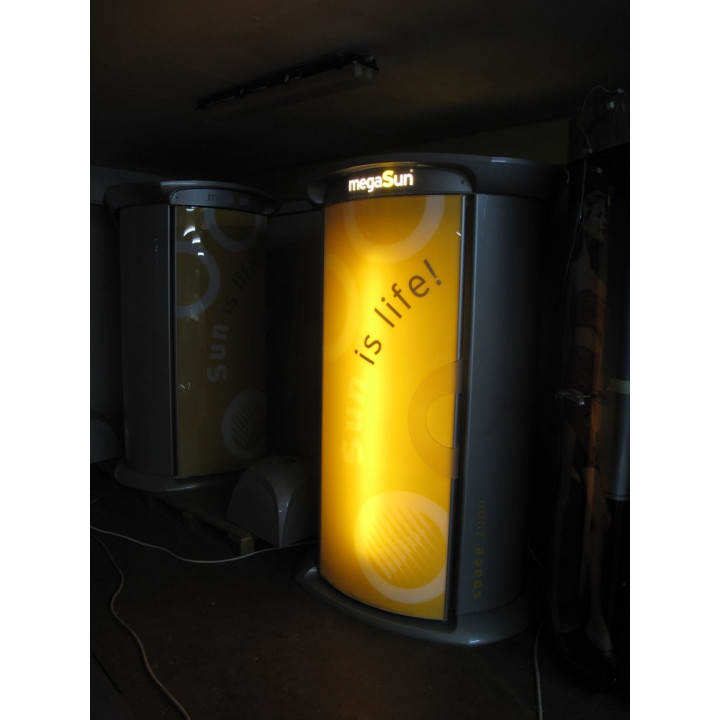 Solarium megaSun Space 2000 yellow