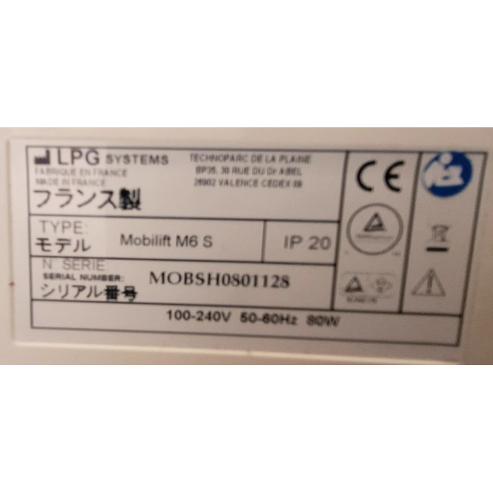 LPG Cellu M6 ALLIANCE LAB, LPG MOBILIFT M6s