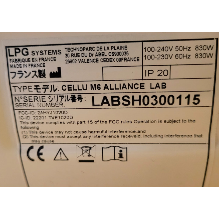LPG Cellu M6 ALLIANCE LAB, LPG MOBILIFT M6s