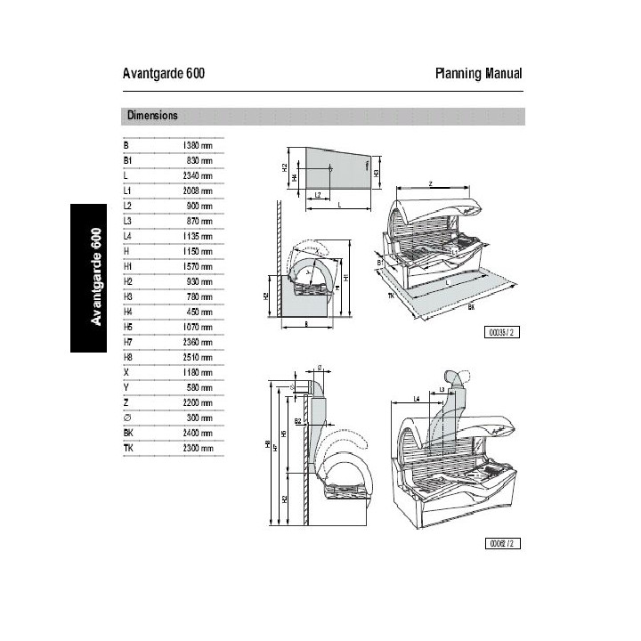 Solarium Ergoline Avantgarde 600 UTP AC