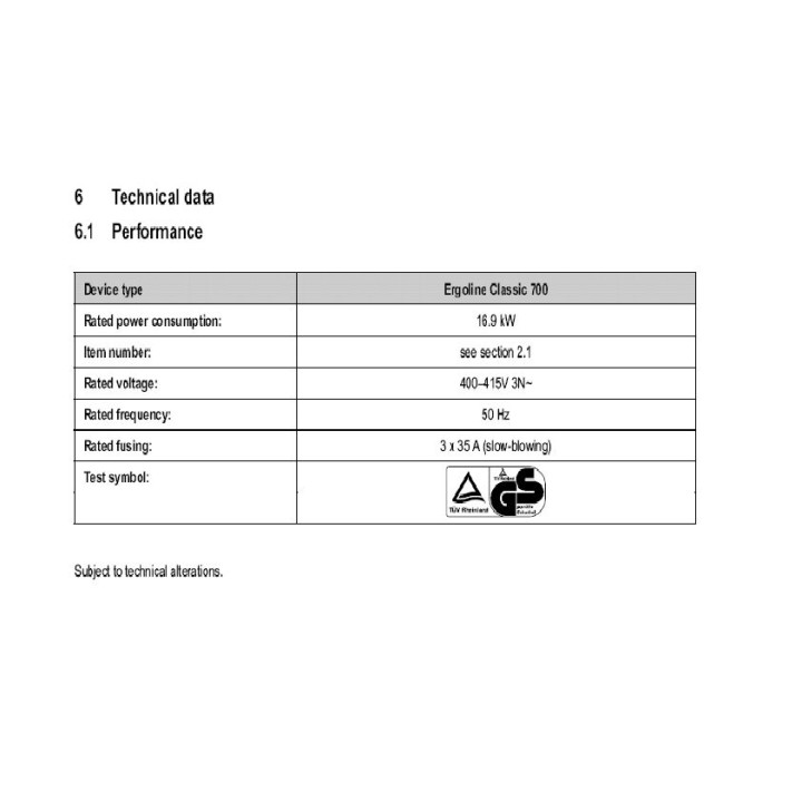 Ergoline 700 Classic UTP AC