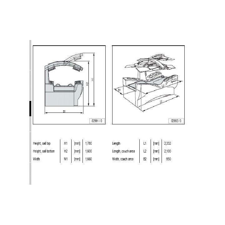 Ergoline Open Sun 600 ART